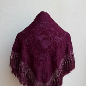 Mant&oacute;n Rosario Tinto Monocolor